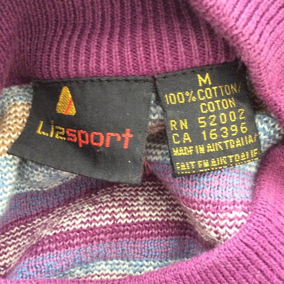 Lizsport Oversized Vintage Sweater Tunic Size Medium - Picture 8 of 9